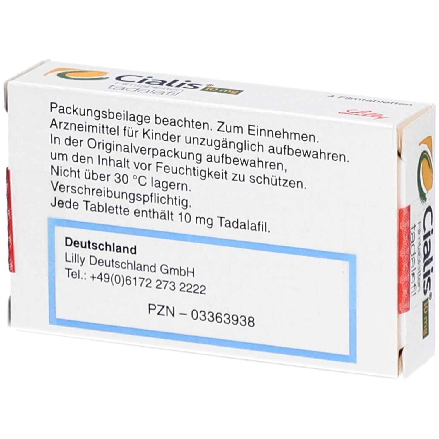 Tadalafil lilly 10 mg