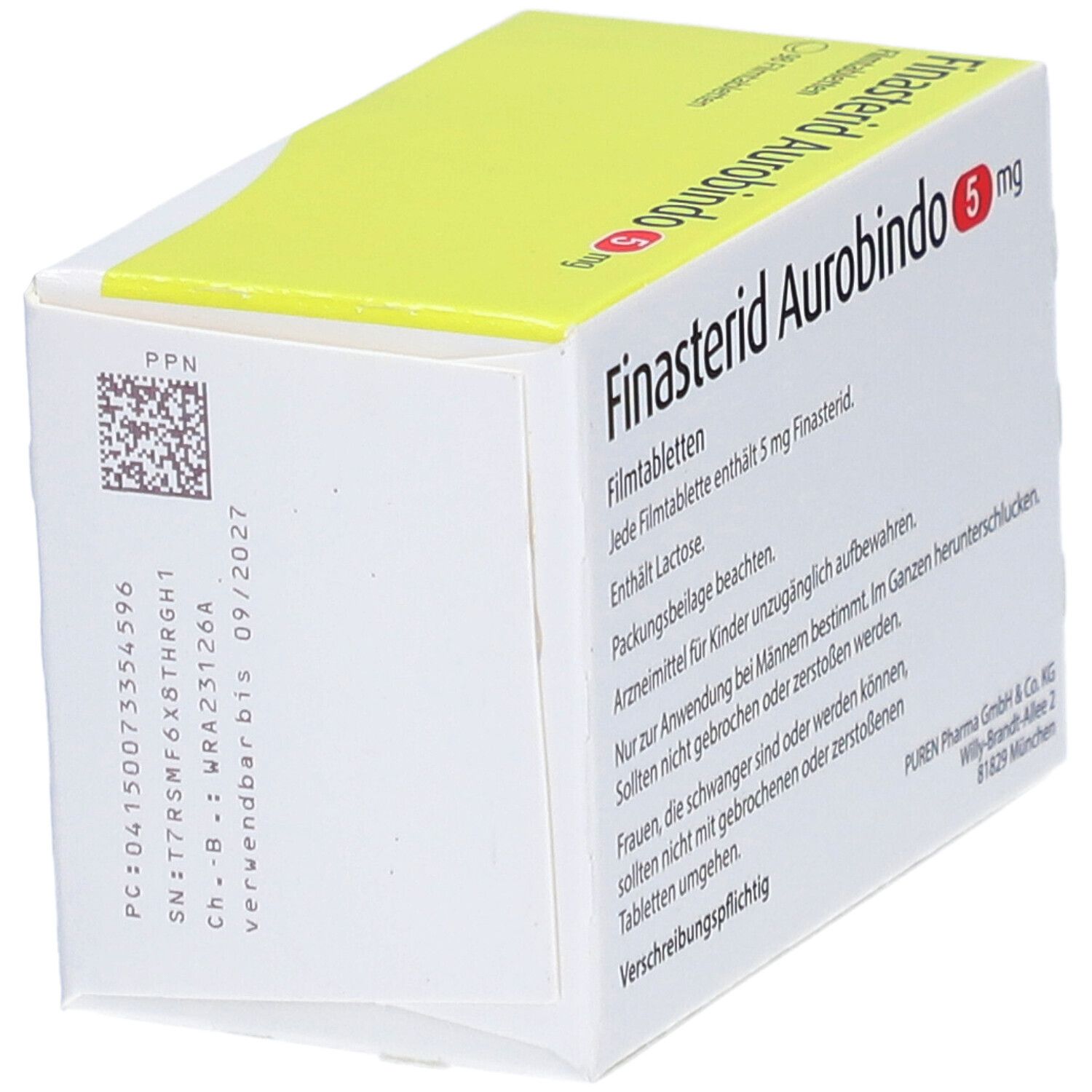 Finasterid aurobindo 5 mg preis