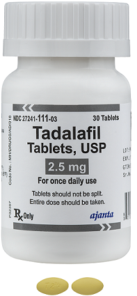 tadalafil 2.5 mg