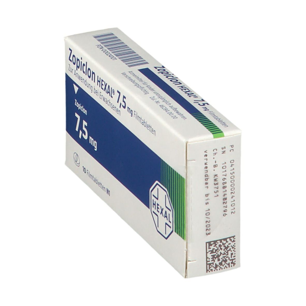 zopiclon hexal 7 5 mg kaufen
