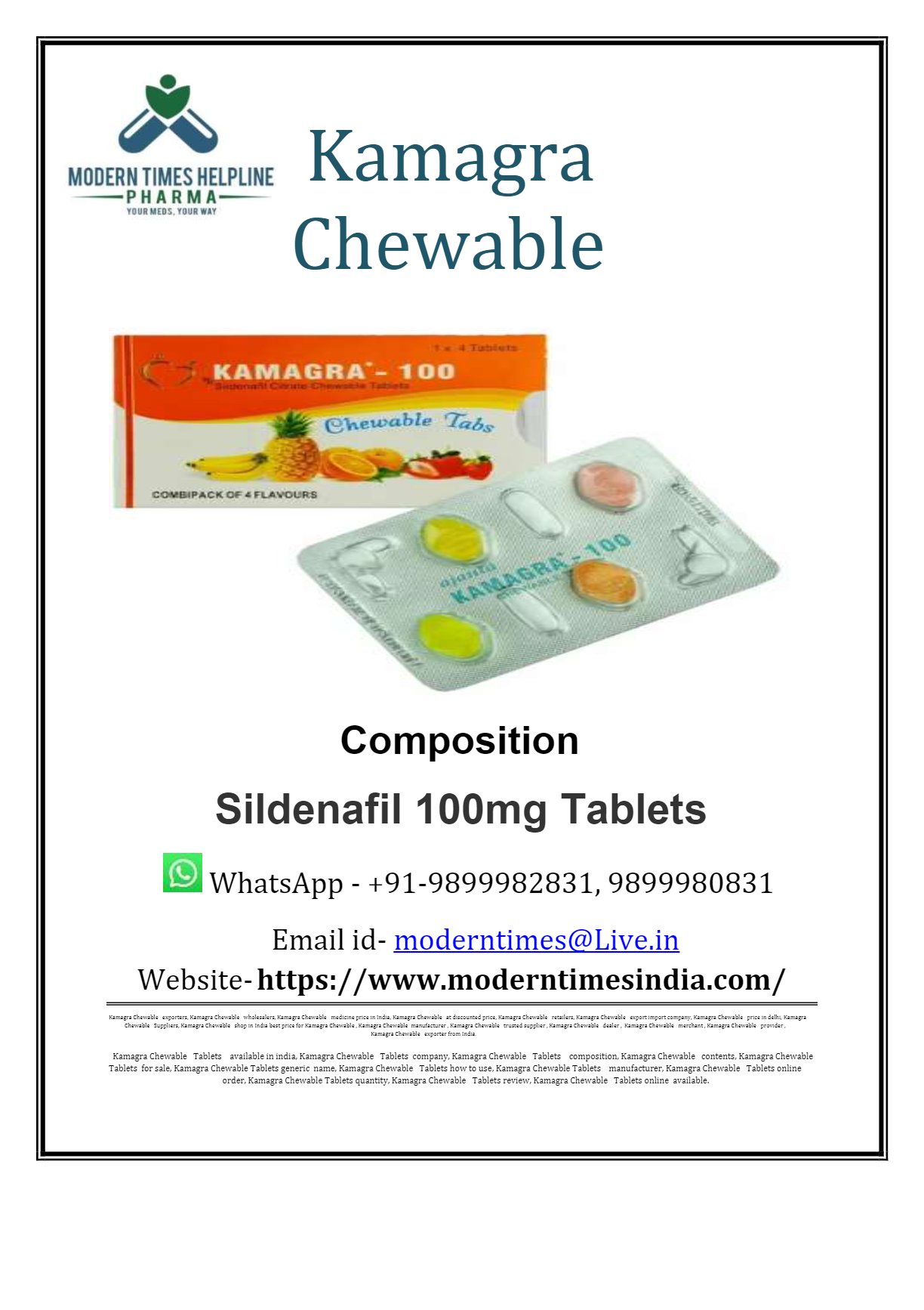 Kamagra Generisch Kaufen