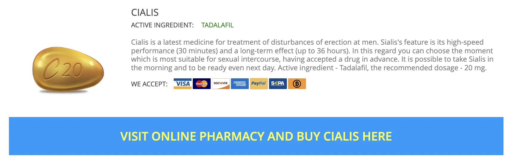 Cialis online bestellen belgië