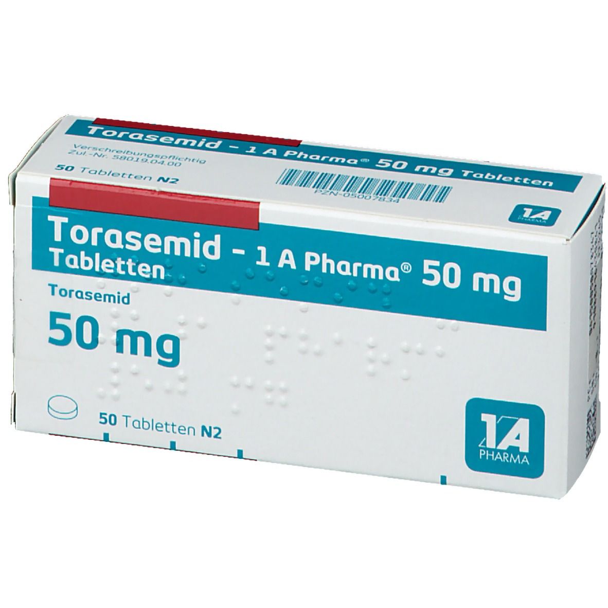 Torasemid 50 mg tabletten