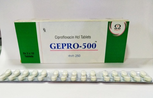 ciprofloxacin 500 mg hcl