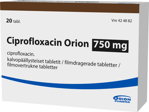ciprofloxacin 500mg tabletten