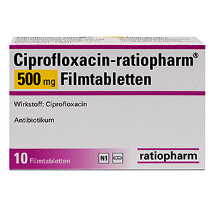 Medikament ciprofloxacin 500 mg