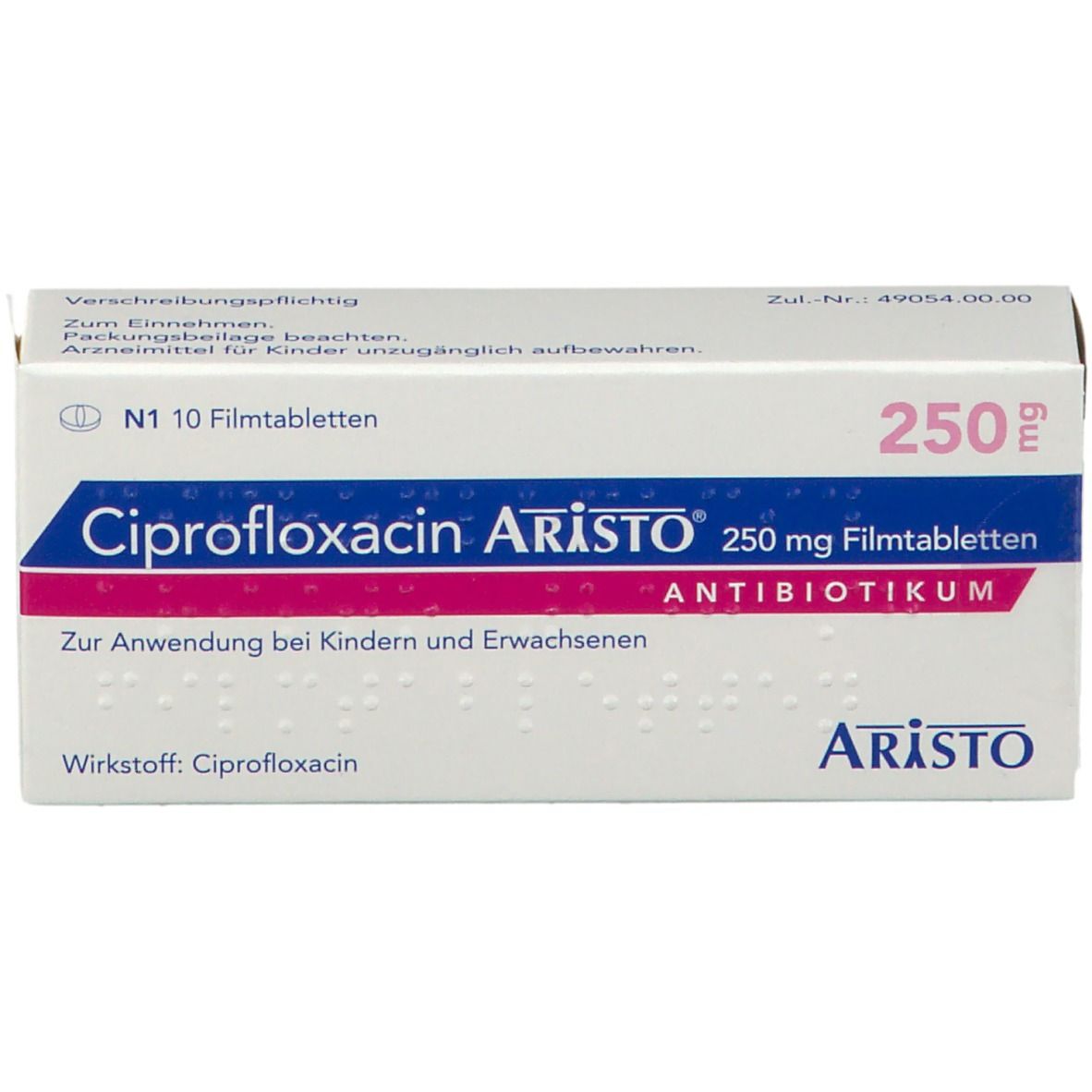 Ciprofloxacin Mylan 250 Mg