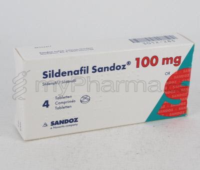 Sildenafil sandoz tabletten 100mg