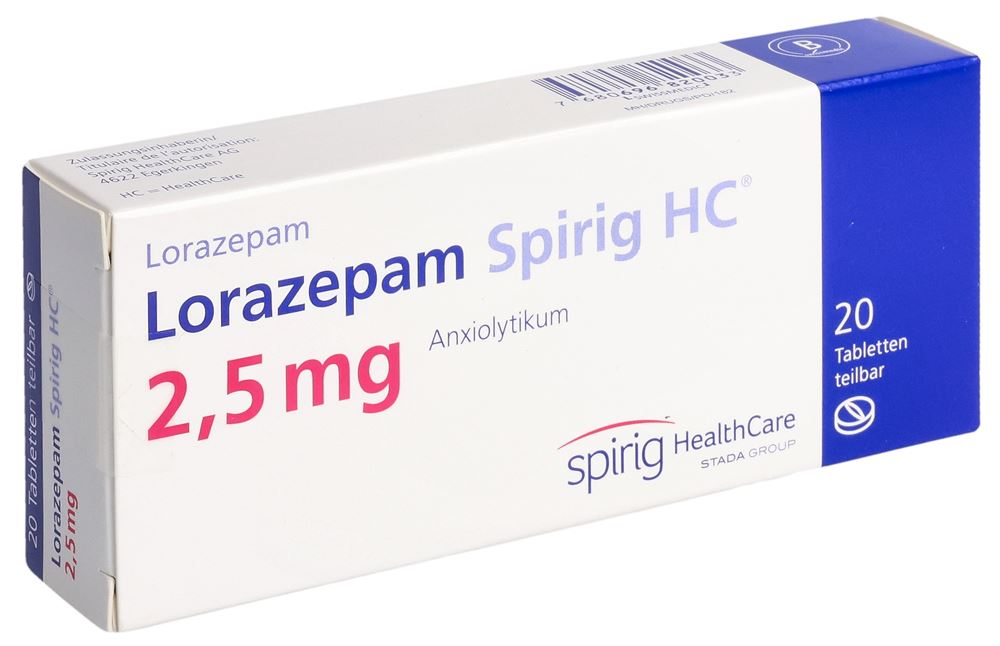 Lorazepam dura 2 5 mg kaufen