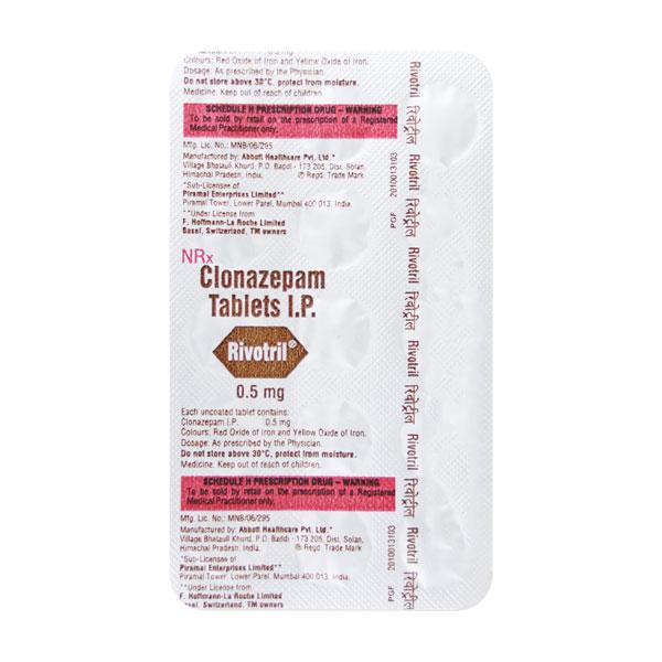 Rivotril 0.5 mg tabletten
