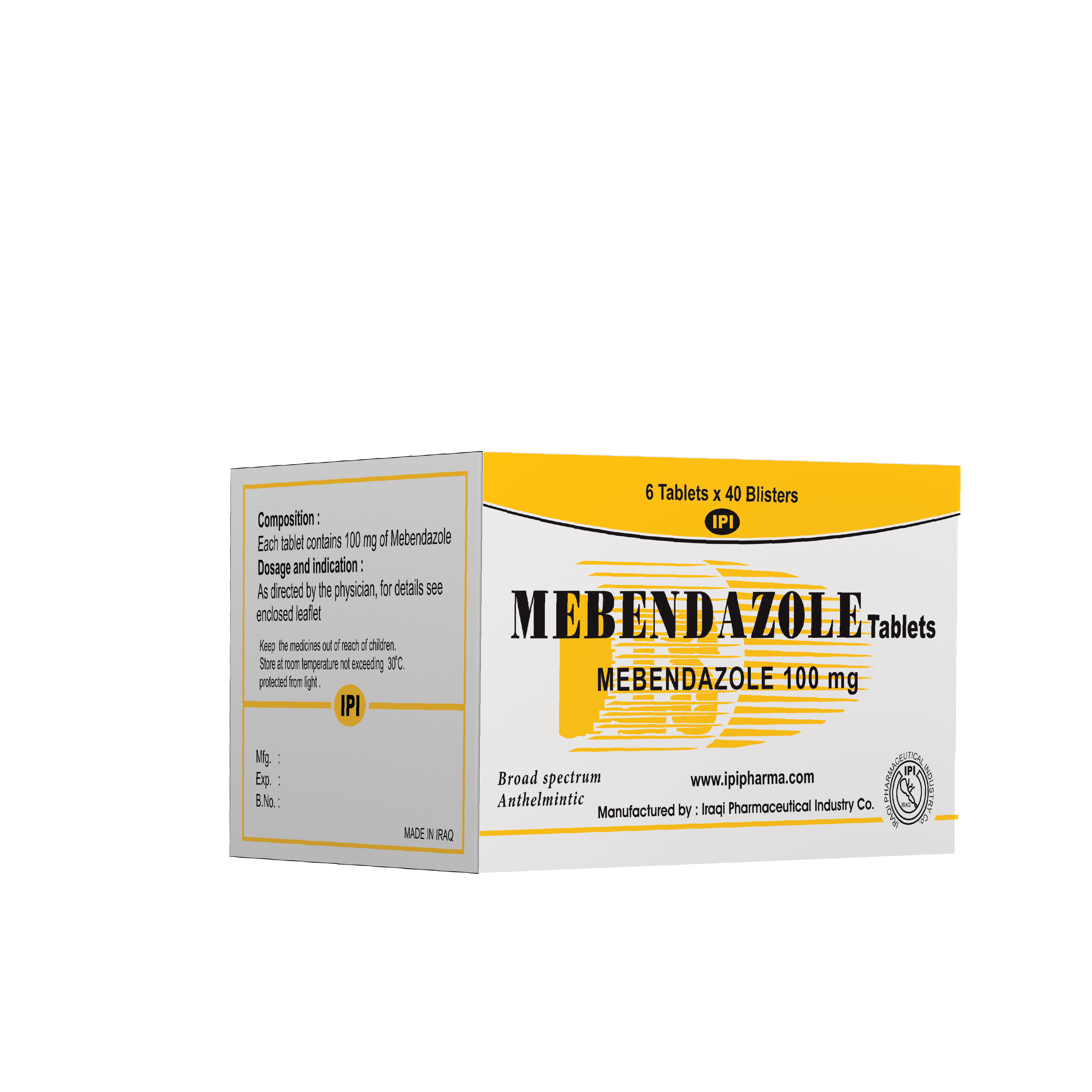 Generisches Mebendazole