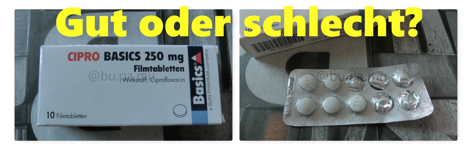 ciprofloxacin basics 250 mg