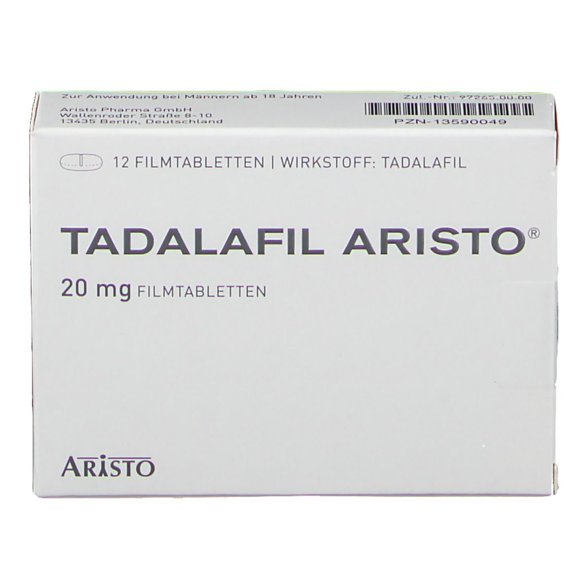 Tadalafil 20 mg pzn
