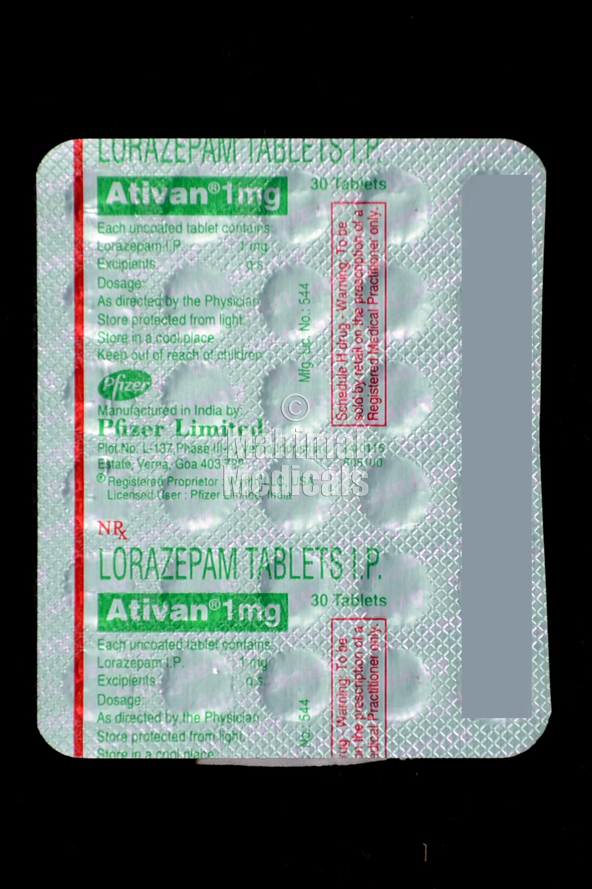 Ativan 1 mg online