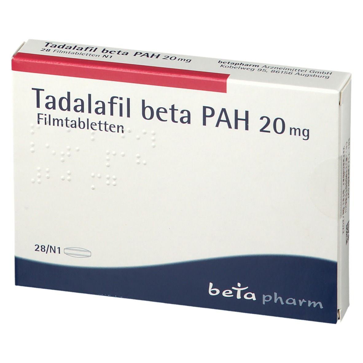 tadalafil 20 mg betapharm