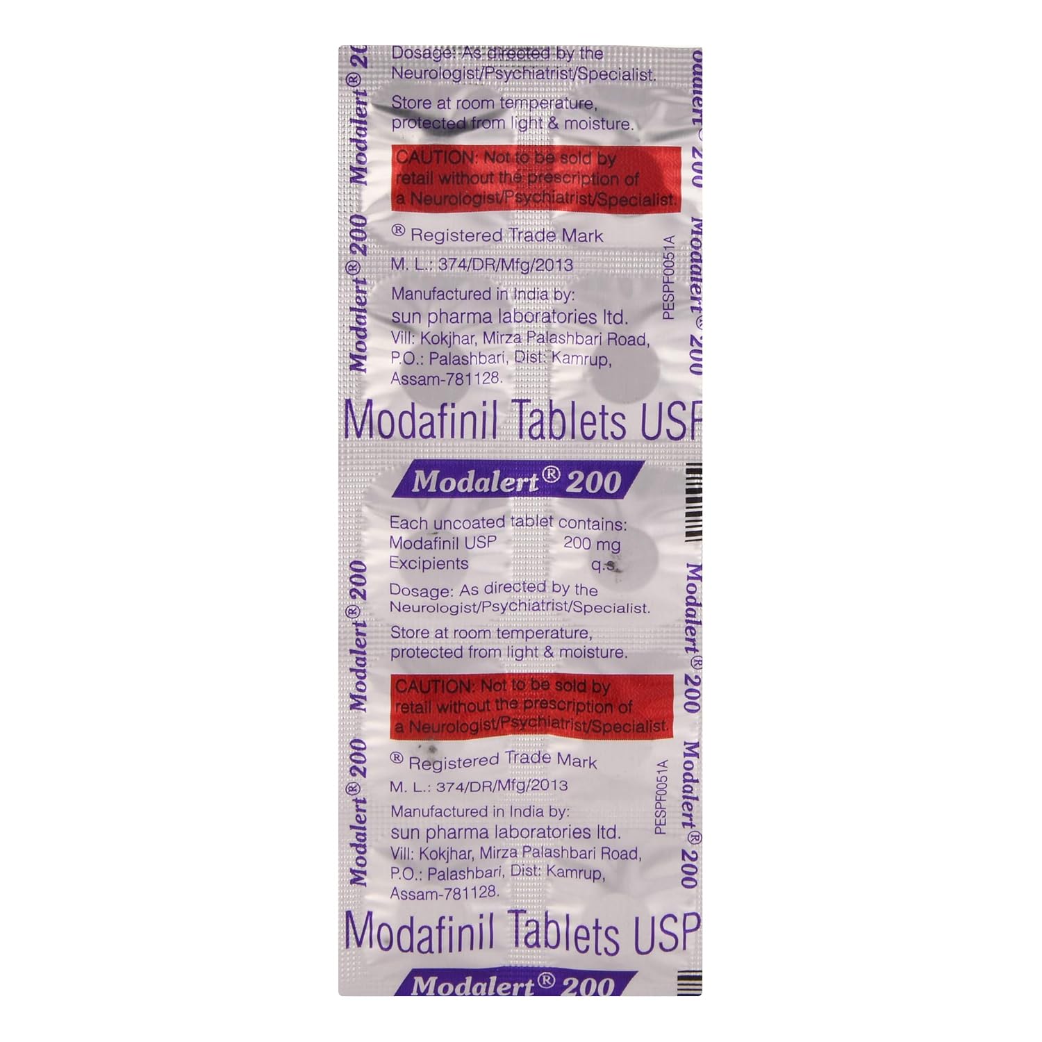 modafinil tablette