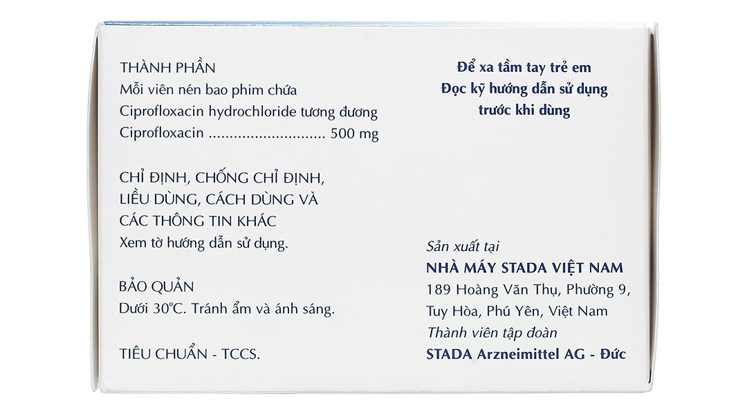 ciprofloxacin 500mg stada