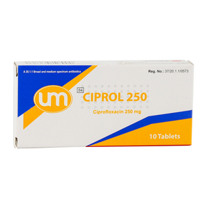 Ciprofloxacin Krka 250mg