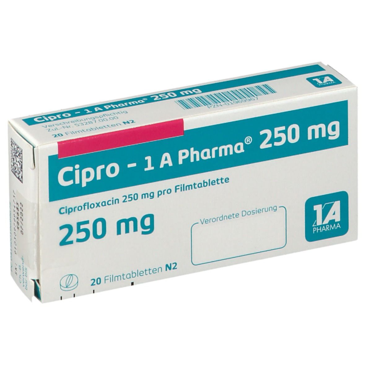 Ciprofloxacin Stada 250 Mg