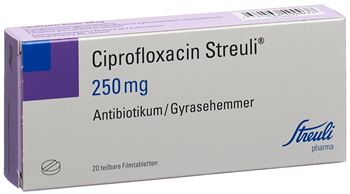 Ciprofloxacin tabletten 250 mg