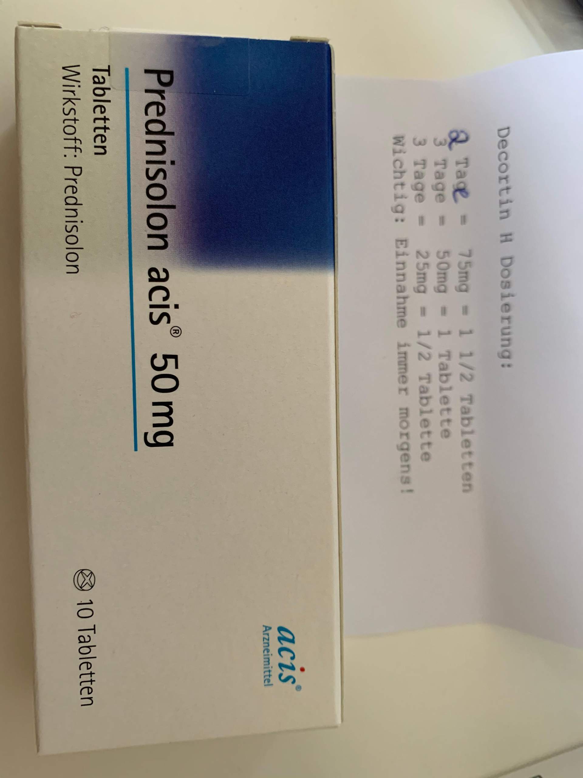 prednisolon 2 tabletten