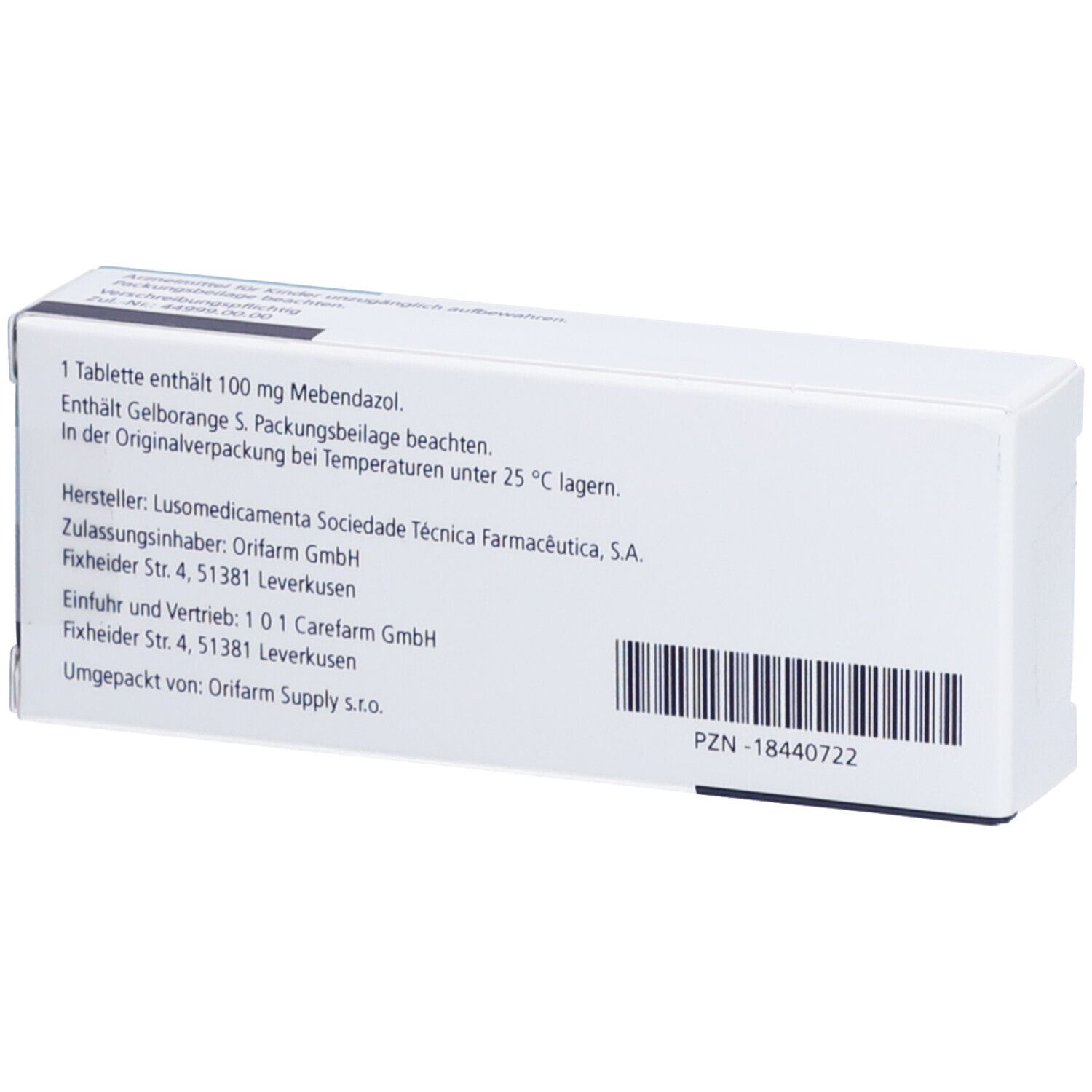 Mebendazol Preis Deutschland