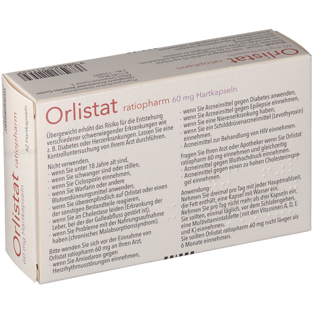 Orlistat Ratiopharm Kaufen