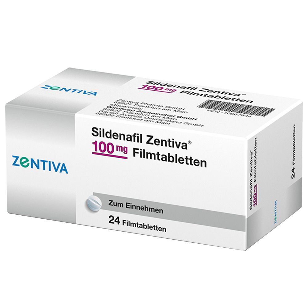 Sildenafil Zentiva 100mg Rezeptfrei