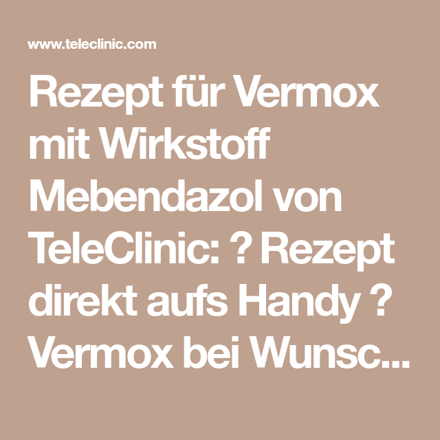 Vermox Deutschland