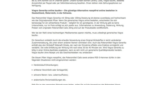 Viagra Generika Aus Deutschland Bestellen