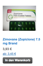Zopiclone rezeptfrei kaufen